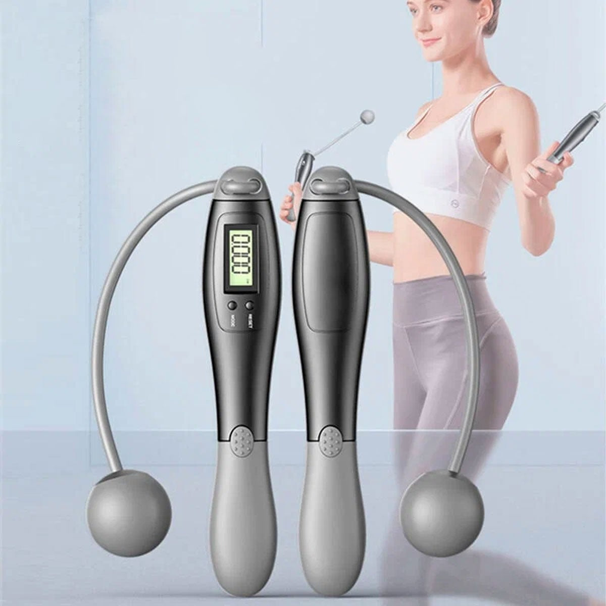 Cordless smart skipping rope