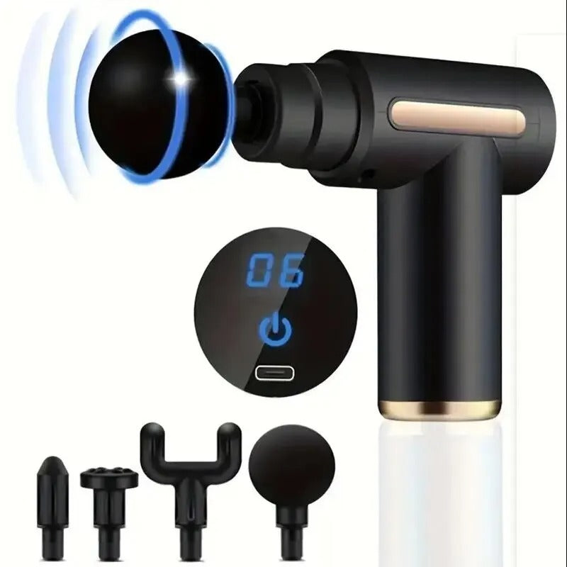 Deep tissue massage gun