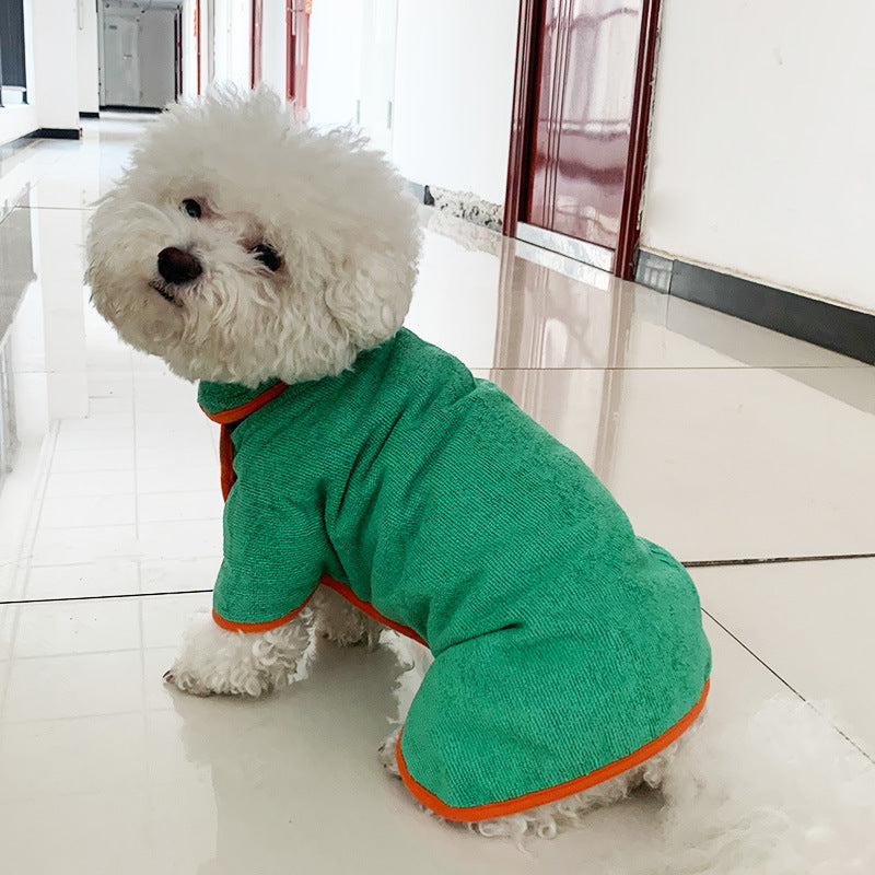 Dog drying coat colour options