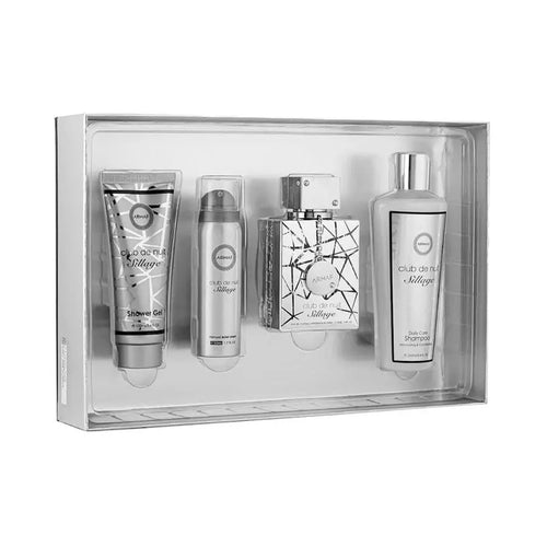 Armaf Club de Nuit EDP 105ml gift set for men with body spray, shampoo and shower gel