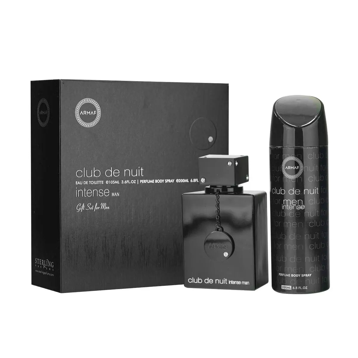Armaf Club de Nuit Intense Eau de Toilette 105ml gift set with 200ml body spray