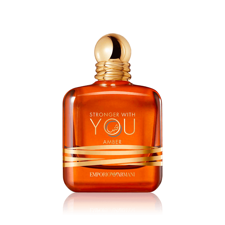 Emporio Armani Stronger With You Amber Eau de Parfum 100ml perfume bottle