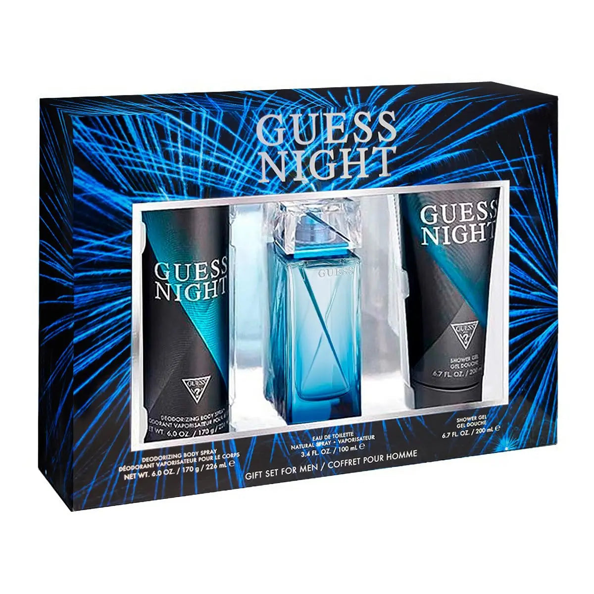 Guess Night for men Eau de Toilette 100ml gift set