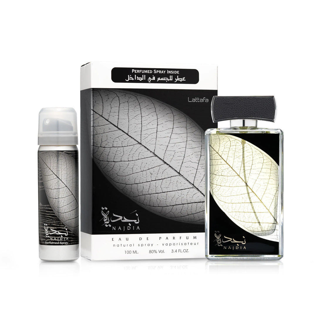 Lattafa Najdia EDP 100ml + Deo 50ml Inside