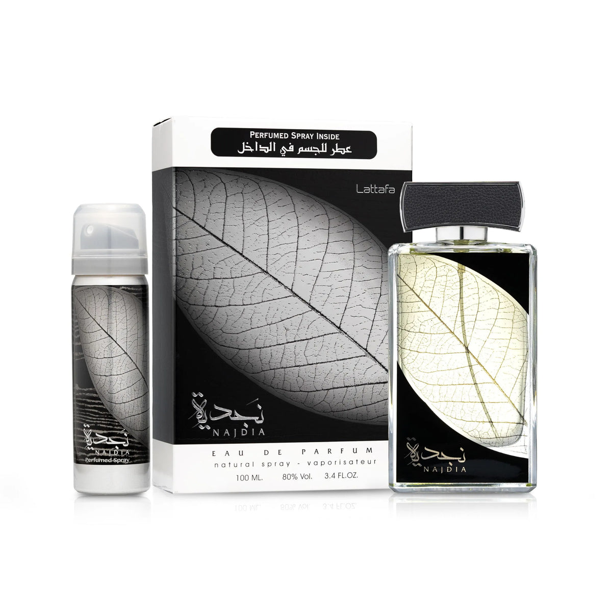 Lattafa Najdia EDP 100ml + Deo 50ml Inside