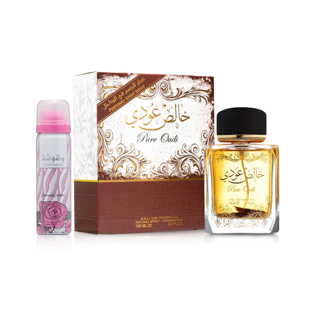 Lattafa Pure Oudi Unisex EDP 100ml + Deo 50ml