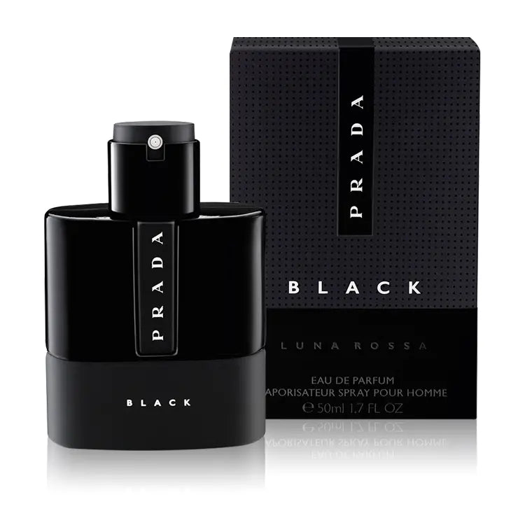 Prada Luna Rossa Black for men Eau de Parfum 100ml perfume bottle