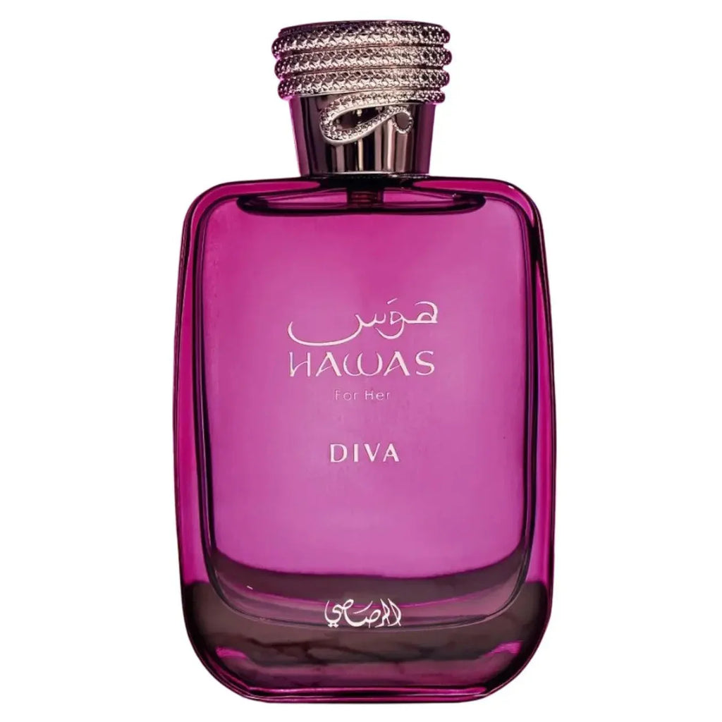 Rasasi Hawas Diva for her Eau de Parfum 100ml perfume bottle