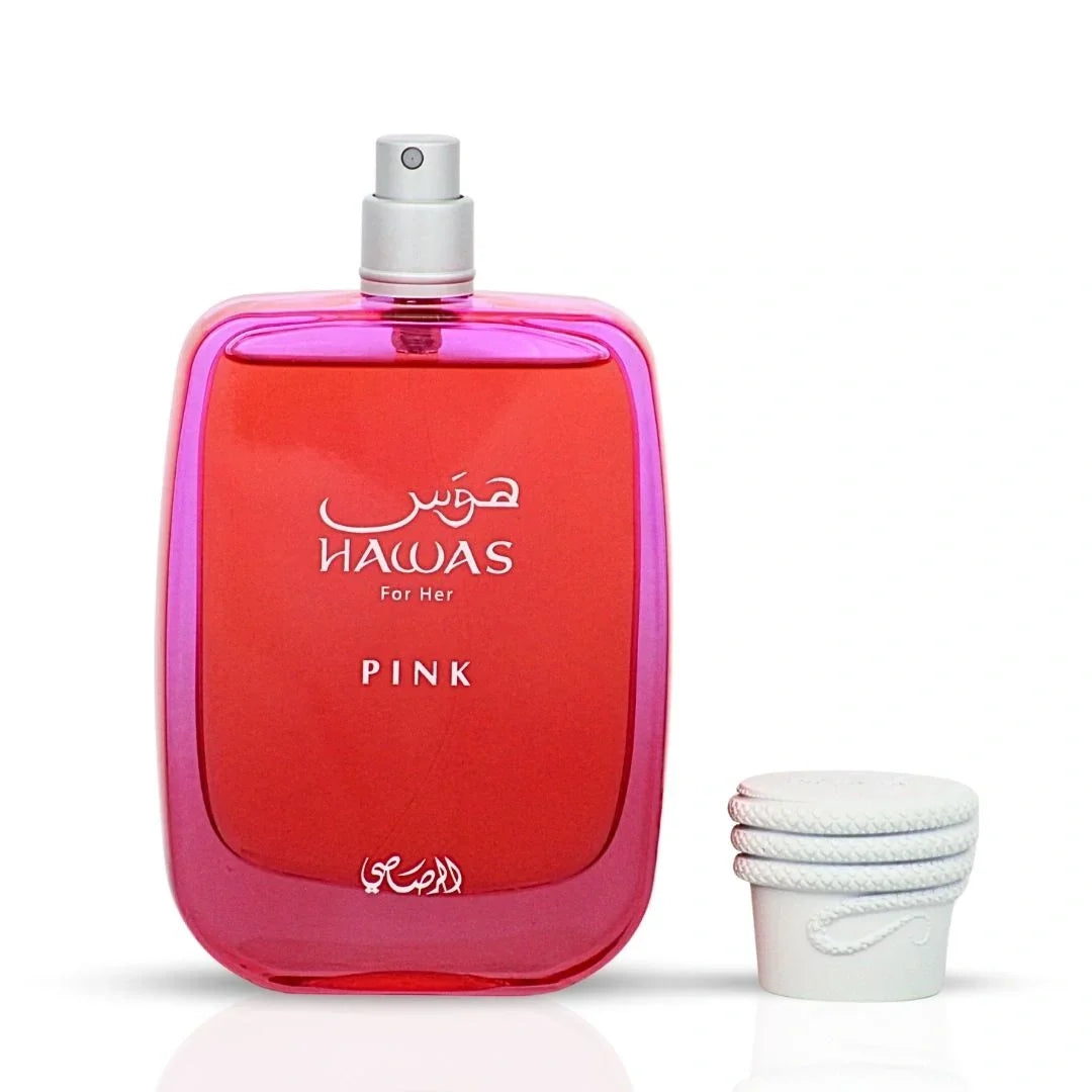 Rasasi Hawas Pink for women Eau de Parfum 100ml perfume bottle