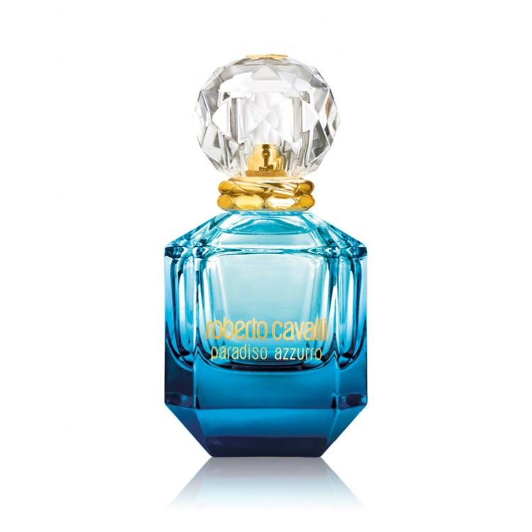 Roberto Cavalli Paradiso Azzurro Eau de Parfum 75ml perfume bottle