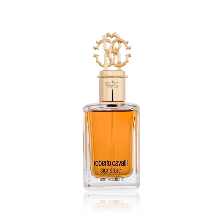 Roberto Cavalli Signature Nero Assoluto Eau de Parfum 100ml perfume bottle
