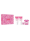 Versace Bright Crystal Absolu 90ml gift set with mini, shower gel and body lotion