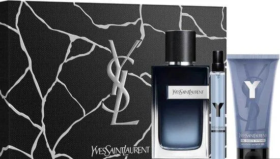 Yves Saint Laurent Y Eau de Parfum 100ml gift set with travel spray and shower gel