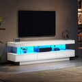 High gloss LED TV stand cabinet