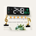 16-inch plug-in LED digital wall clock on a plain studio background
